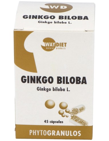 Waydiet Natural Ginko Biloba Phytogranulos 45Caps