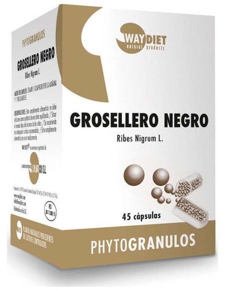 Waydiet Natural Grosellero Negro 45Caps