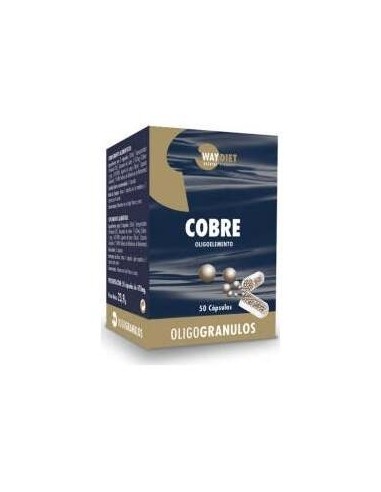 Waydiet Natural Products Cobre Oligogranulos 50Caps