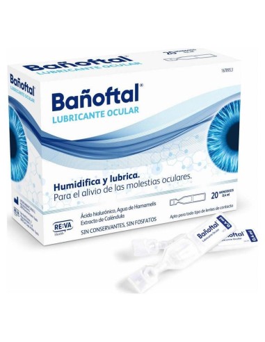 Bañoftal Gotas Oftálmicas Monodosis, 20 Uds