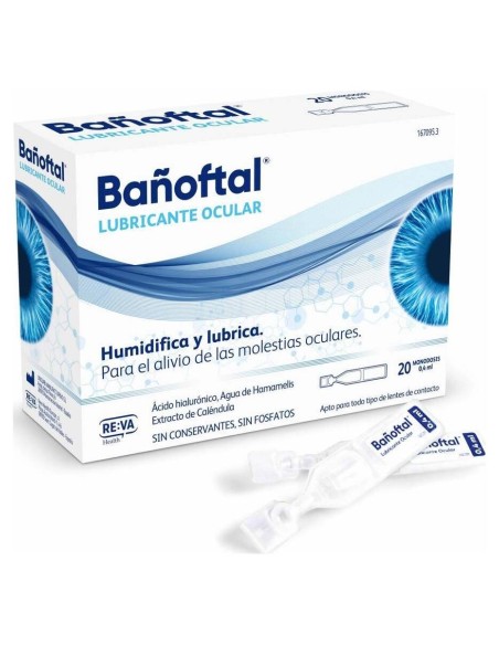 Bañoftal Gotas Oftálmicas Monodosis, 20 Uds
