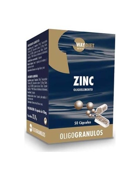 Waydiet Natural Zinc 50Caps