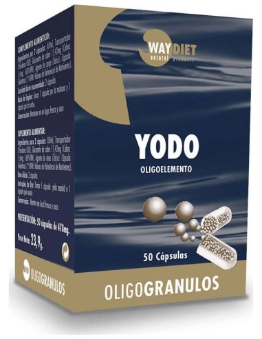 Waydiet Natural Iodo Oligogranulos 50Caps