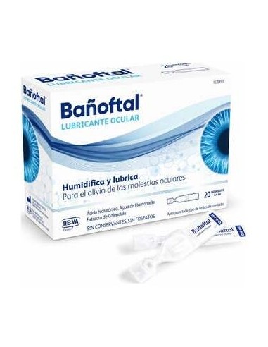 Bañoftal Gotas Oftálmicas Monodosis, 20 Uds