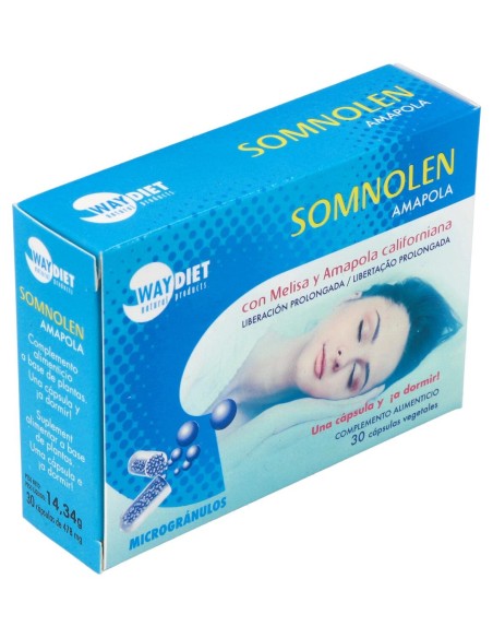 Waydiet Somnolem Amapola 30Caps