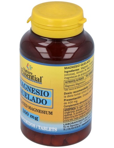 Nature Essential Magnesio Quelado 300Mg 250 Tableta