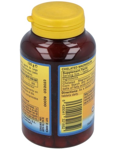 Nature Essential Magnesio Quelado 300Mg 250 Tableta