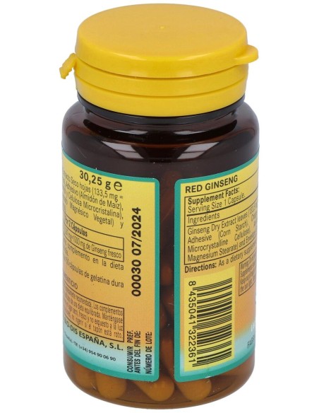 Nature Essential Ginseng Rouge 50 Cápsulas