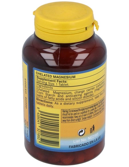 Nature Essential Magnesio Quelado 300Mg 250 Tableta