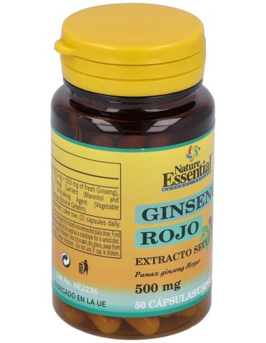 Nature Essential Ginseng Rouge 50 Cápsulas