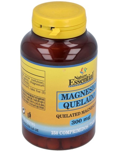 Nature Essential Magnesio Quelado 300Mg 250 Tableta