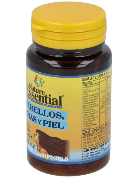 Cabello, Uñas Y Piel 540Mg. 60Perlas