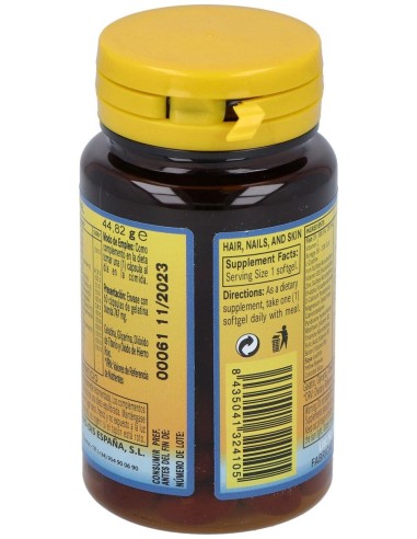 Cabello, Uñas Y Piel 540Mg. 60Perlas