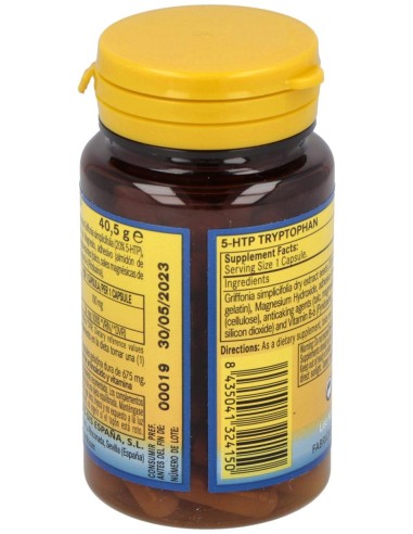 Triptofano 5-Htp 100Mg.+Magnesio+Vit. B6 60Comp.