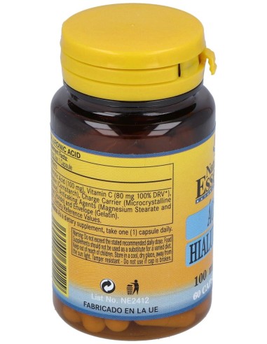 Nature Essential Ácido Hialurónico 100Mg 60Caps
