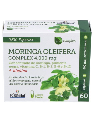 Nature Essential Moringacomplex 4000Mg Extracto Seco 60 Vcaps
