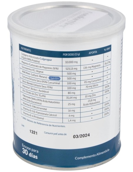 Confortflex Colageno Hidro+Mg+Vit. C+Curcuma 390Gr