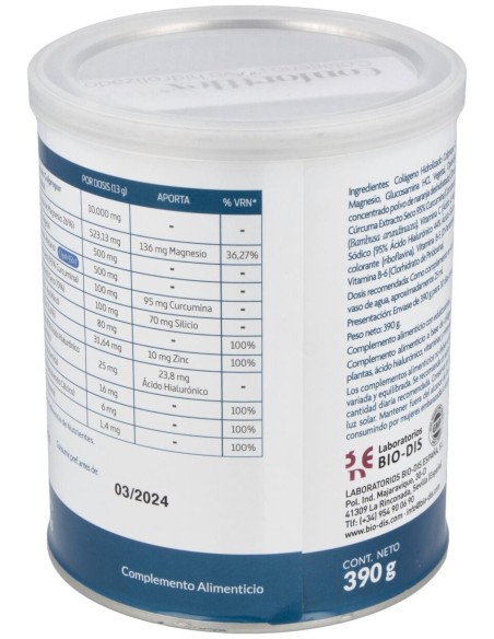 Confortflex Colageno Hidro+Mg+Vit. C+Curcuma 390Gr
