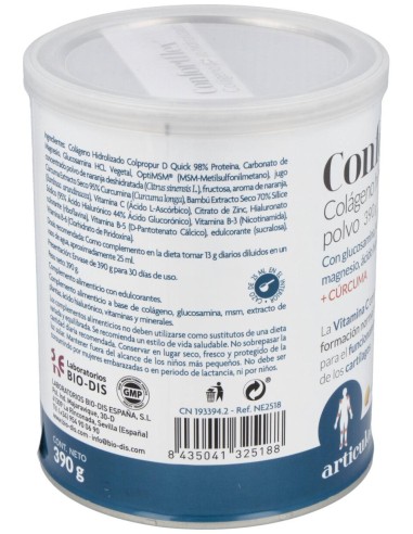 Confortflex Colageno Hidro+Mg+Vit. C+Curcuma 390Gr
