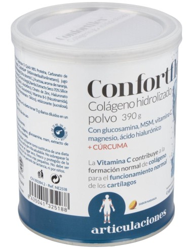 Confortflex Colageno Hidro+Mg+Vit. C+Curcuma 390Gr