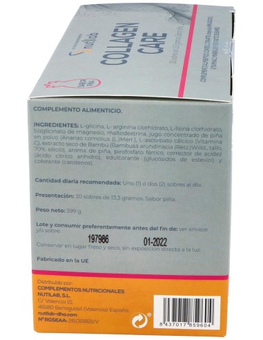 Collagen Care Concentrado Piña 30Sbrs.