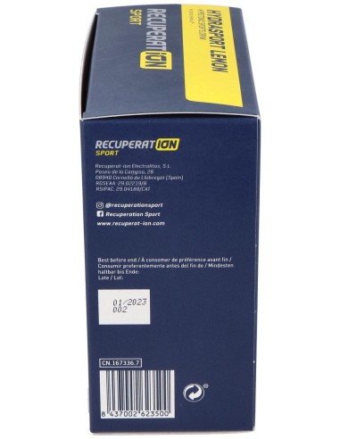 Recuperat-Ion Hydrasport Sabor Limón 12 Sobres