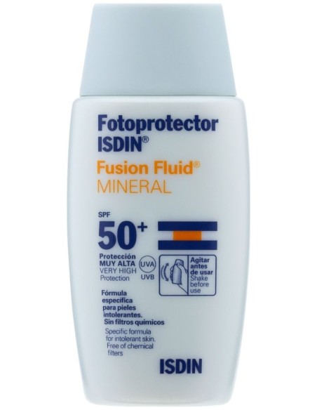 Isdin Fotoprotector Fusión Fluid Mineral Spf 50+, 50 Ml