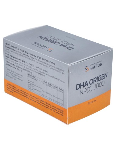 Dha Origen Npd1 1000 Blister 60Perlas.