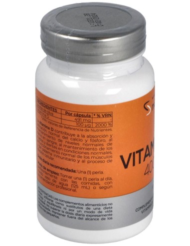 Vitamina D3 4000Ui 60Perlas