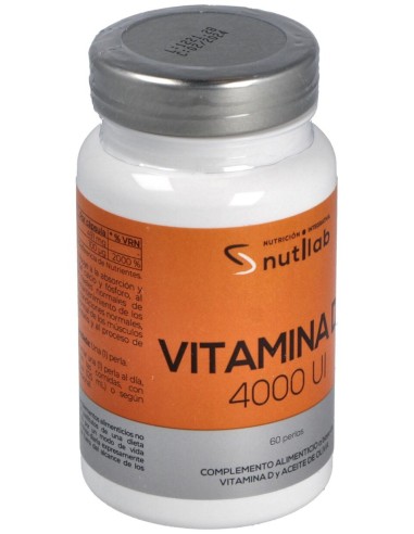 Vitamina D3 4000Ui 60Perlas