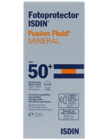 Isdin Fotoprotector Fusión Fluid Mineral Spf 50+, 50 Ml
