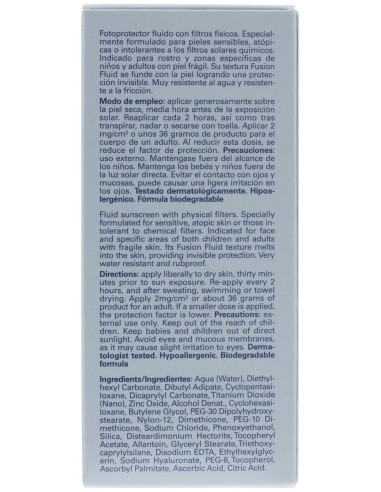 Isdin Fotoprotector Fusión Fluid Mineral Spf 50+, 50 Ml