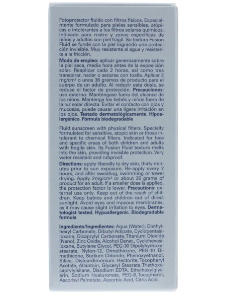 Isdin Fotoprotector Fusión Fluid Mineral Spf 50+, 50 Ml