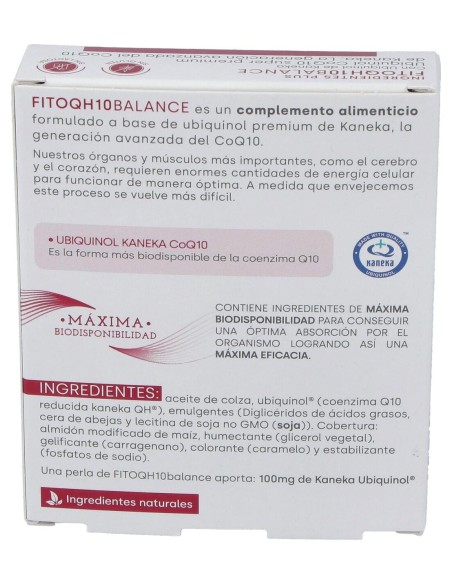 Fdb Fitoqh10 Balance Ubiquinol 30Caps