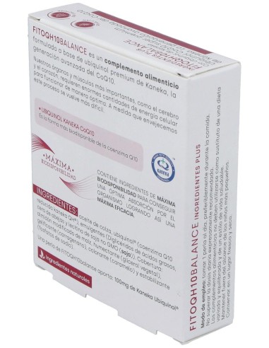 Fdb Fitoqh10 Balance Ubiquinol 30Caps