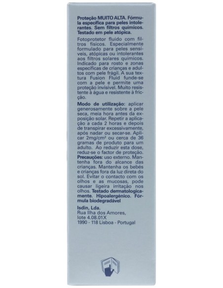 Isdin Fotoprotector Fusión Fluid Mineral Spf 50+, 50 Ml