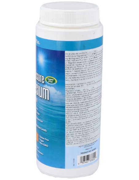 Naturesplus Kalmassure Magnesio Polvo 504G