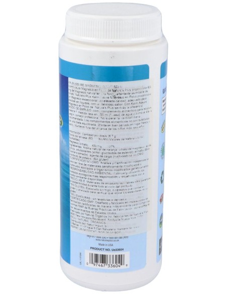 Naturesplus Kalmassure Magnesio Polvo 504G