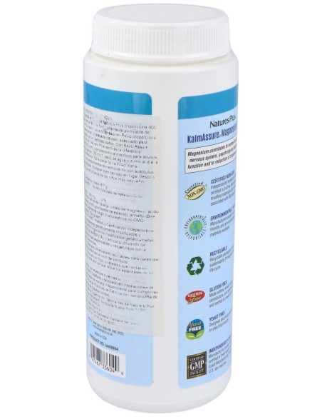 Naturesplus Kalmassure Magnesio Polvo 504G
