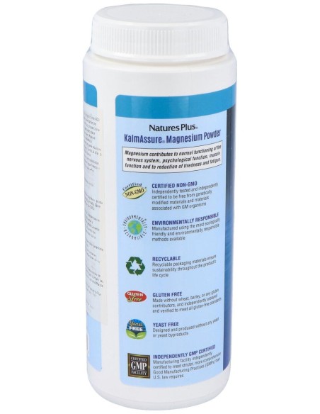 Naturesplus Kalmassure Magnesio Polvo 504G