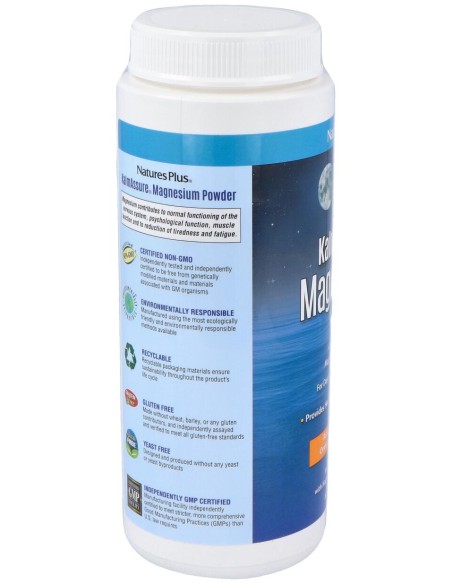 Naturesplus Kalmassure Magnesio Polvo 504G
