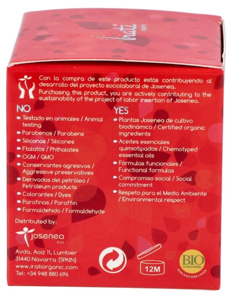 Irati Organic Crema Facial Rosa Mosqueta Bio 50Ml