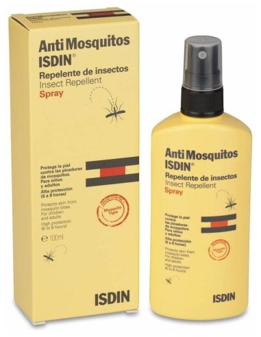 Isdin Antimosquitos Repelente De Insectos Spray, 100 Ml