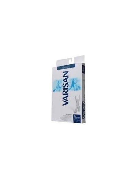Varisan Media Larga Silicona Negro Compresión Normal Talla 4, 1 Ud