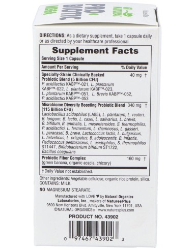 Naturesplus Gi Natural Probiotic Mega 30Caps