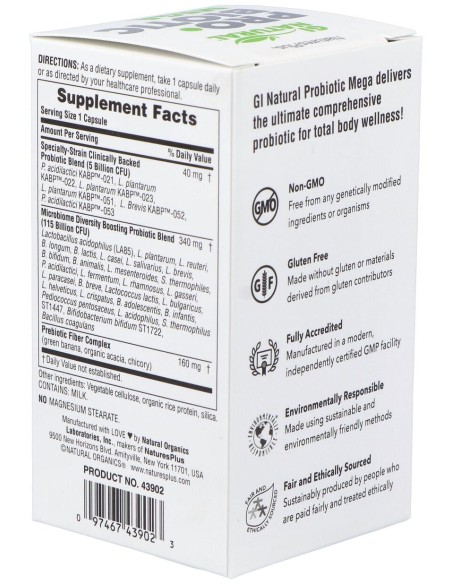 Naturesplus Gi Natural Probiotic Mega 30Caps