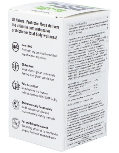Naturesplus Gi Natural Probiotic Mega 30Caps