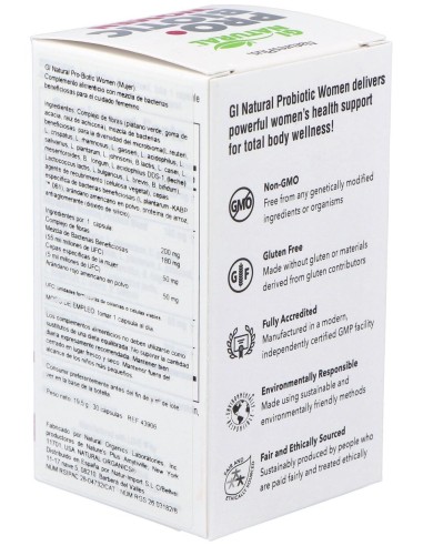 Naturesplus Gi Natural Probiotic Mujer 30Caps