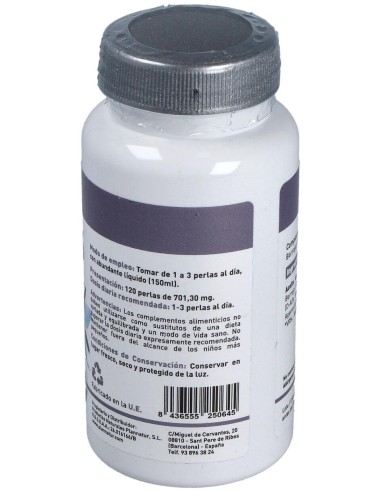 Omega 3+6 Borraja + Salmon 500Mg. 120Perlas
