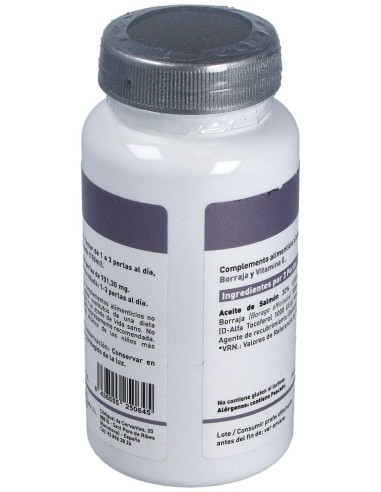 Omega 3+6 Borraja + Salmon 500Mg. 120Perlas